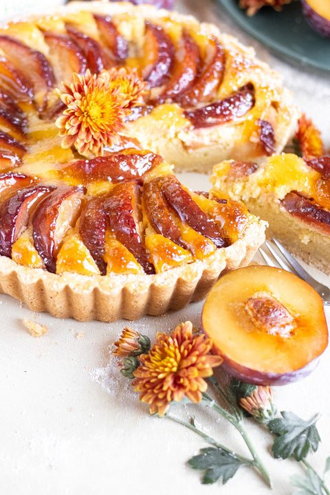 Rustic Plum Tart