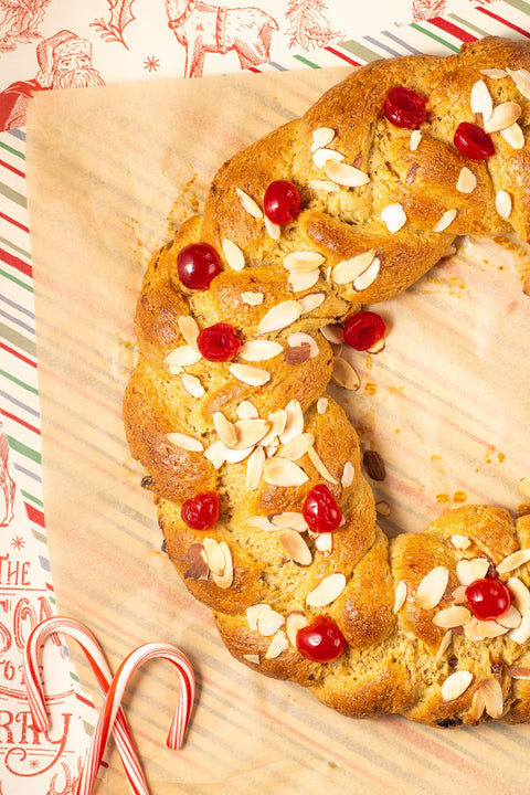 Sprouted Oat Braided Bread