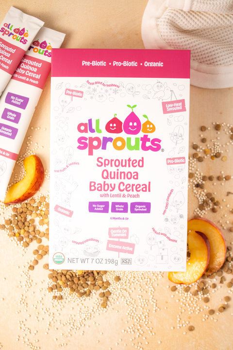 Quinoa, Lentils & Peach