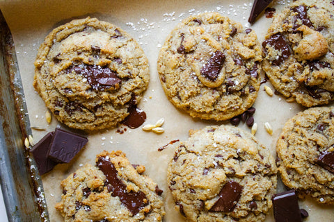 Rustic Brown Butter Chocolate Chip Cookies
