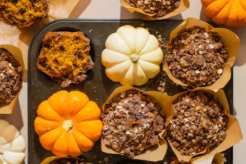 Sprouted Oat Pumpkin Muffin