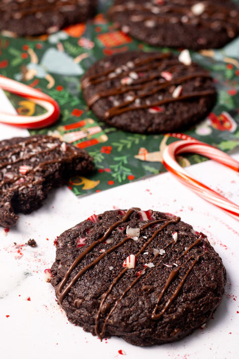Sprouted Wheat Chocolate Christmas Cookie