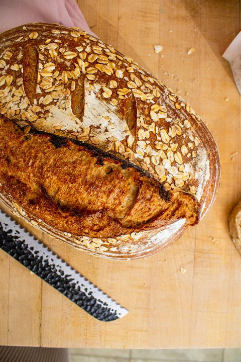 Sprouted Sourdough Whole Wheat Bread