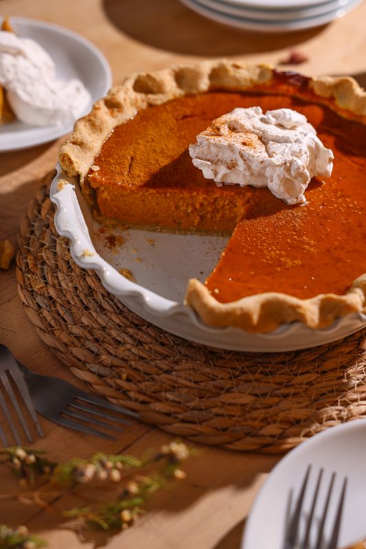 Sprouted Oat Pumpkin Pie