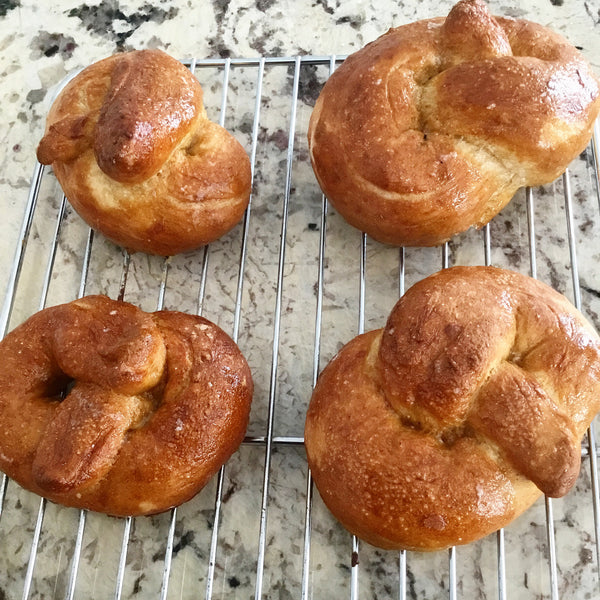 Sprouted Barley Pretzels