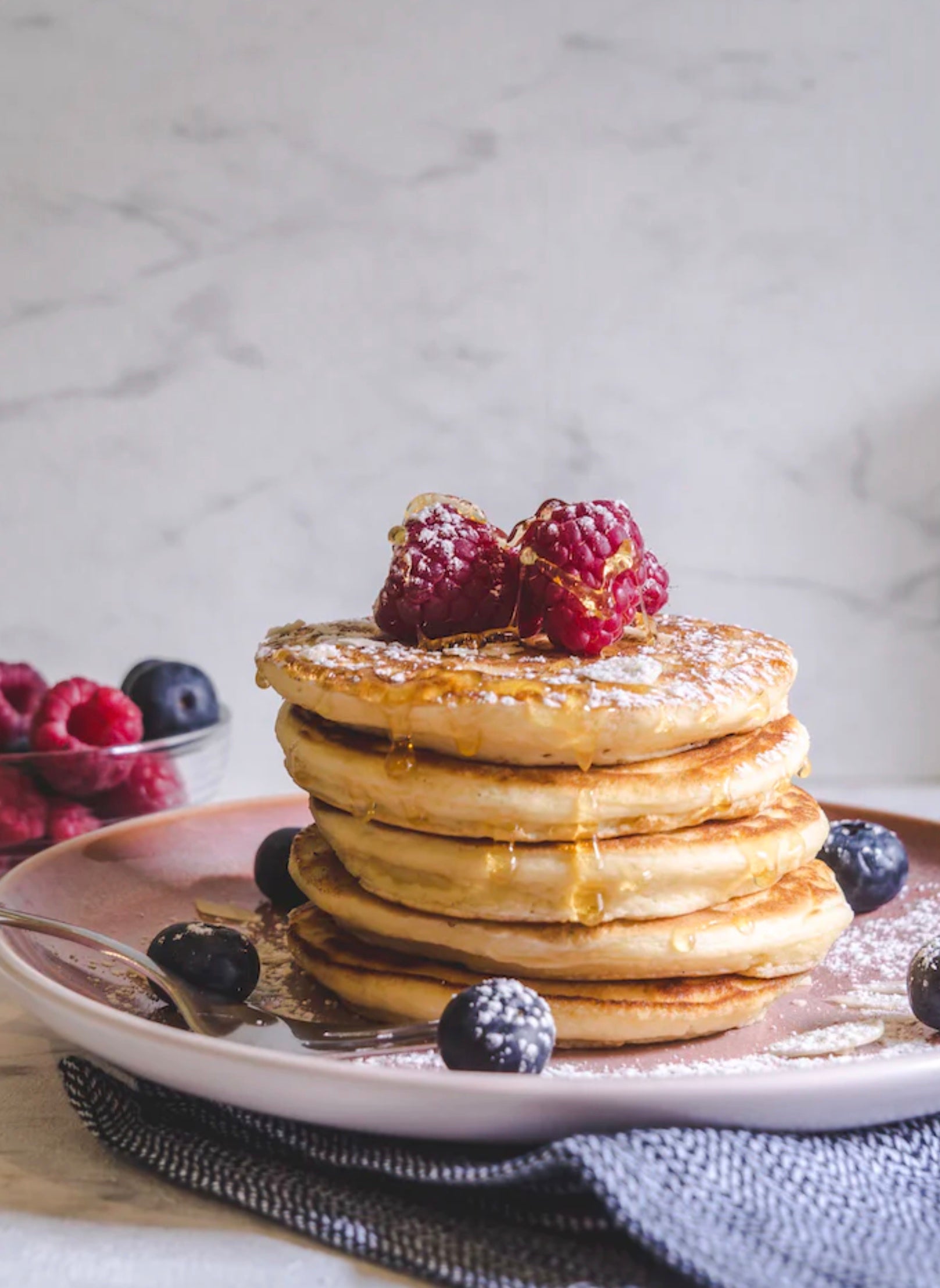 Barley Berry Pancakes