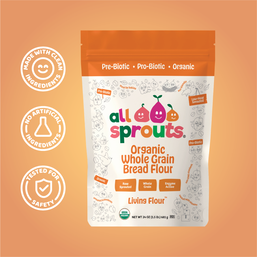 AllSprouts™ Organic Sprouted Whole Grain Bread Flour