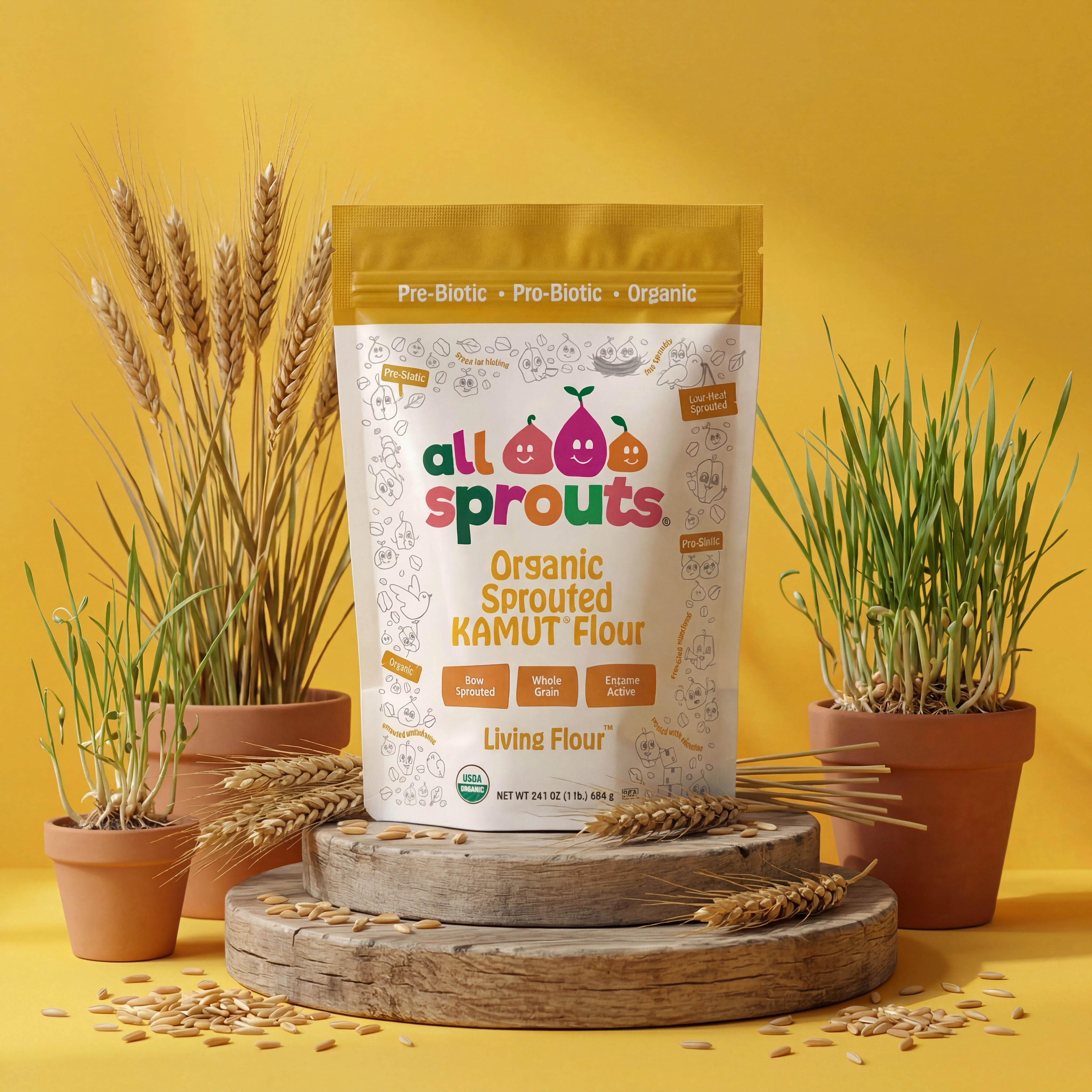 AllSprouts™ Organic Sprouted Kamut Brand Wheat Flour