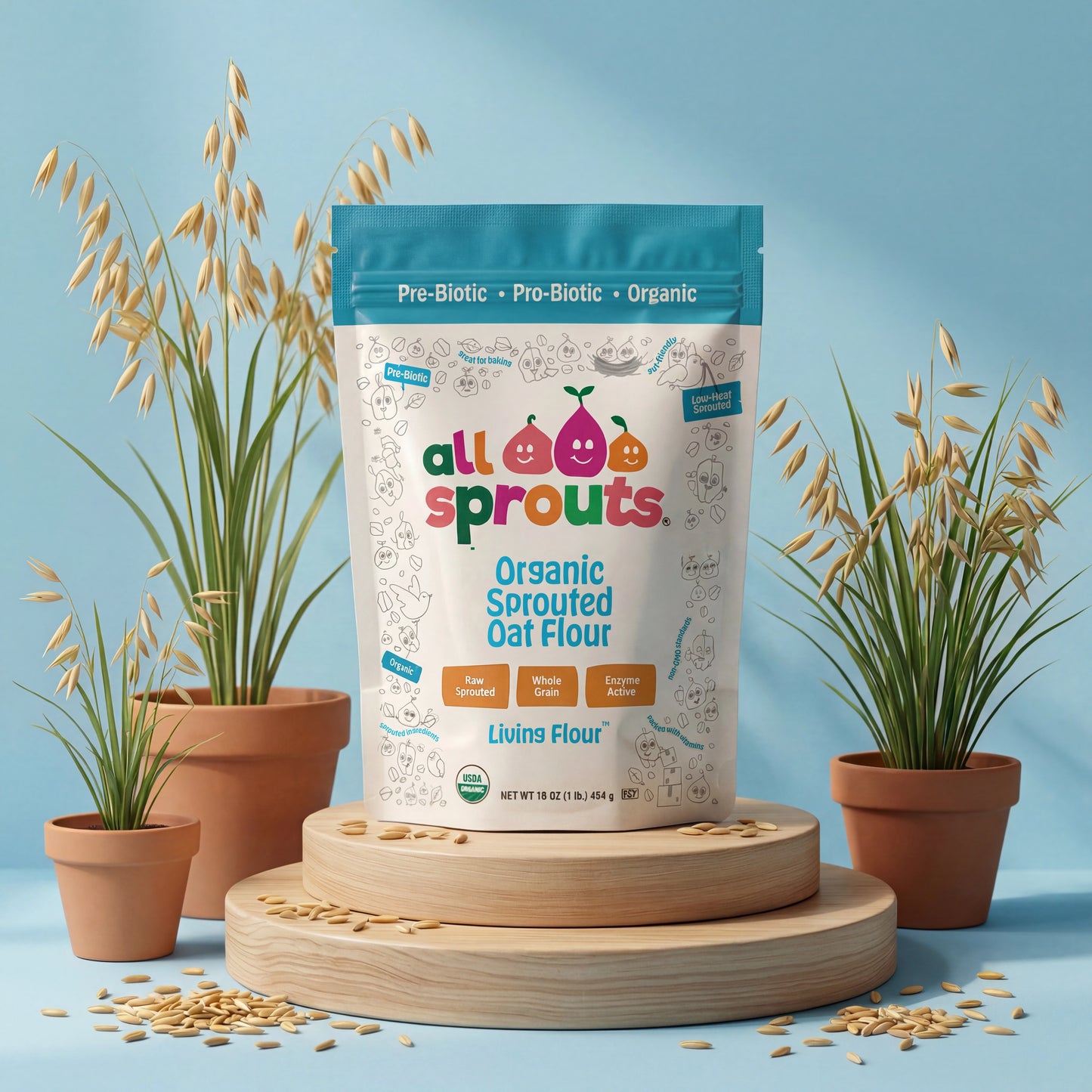 AllSprouts™ Organic Sprouted Oat Flour