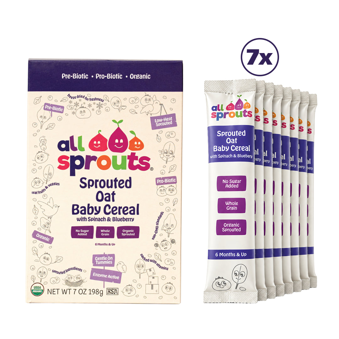 Oat, Spinach & Blueberry Cereal